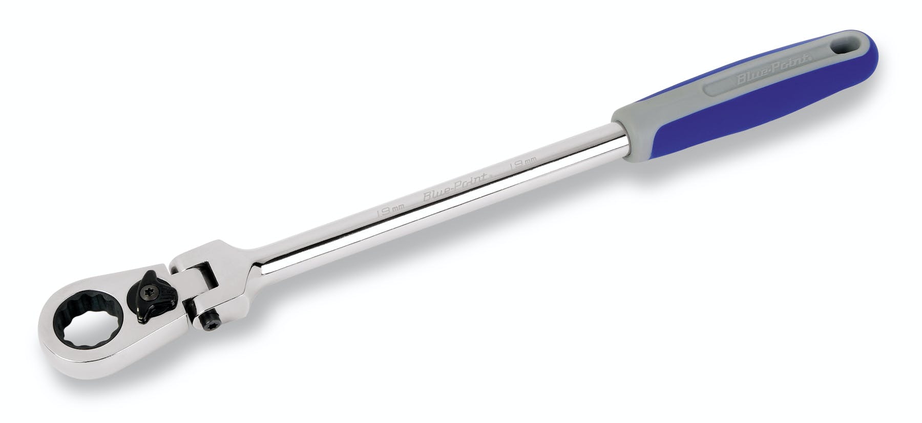 19 mm 12-Point Metric Locking Flex-Head Ratcheting Box Wrench (Blue-Point®) | BOERMFLCG19 19 mm 12-Point Metric Locking Flex-Head Ratcheting Box Wrench (Blue-Point®) | BOERMFLCG19